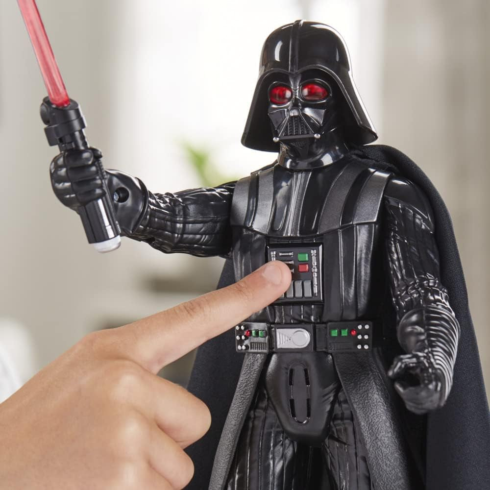 Star Wars Galactic Action Darth Vader, 30 cm groot interactief elektronisch actiefiguur, kinderspeelgoed 4+ actiefiguren Naty Shop