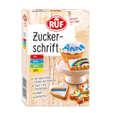 RUF, glazuur voor het schrijven op taarten, koekjes, cakes, glutenvrij, vegan, 4 x 25 gram Glazuren en Decor Naty Shop