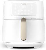 Philips 3000Er Airfryer XL - Rapid Air-technologie, frituren met tot 90% minder vet, capaciteit 1,2 kg, 6,2 liter, touchscreen Apparaten Naty Shop Weiß Draadloze verbinding en witte kleur 7,2 L