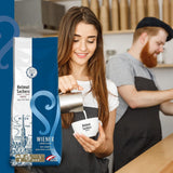 Helmut Sachers Kaffee - Weense melange, sterkte 3/5, 100% Arabica, hele koffiebonen, 6 X 500G Naty Shop