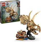 LEGO Jurassic World Dinosaurusfossielen: Triceratops schedelmodel, dinosaurusspeelgoed voor jongens en meisjes van 9 jaar oud, cadeau voor kinderen en fans Jurassic World 76969 Bouwsets Bekijk de standaardtitel van LEGO Store