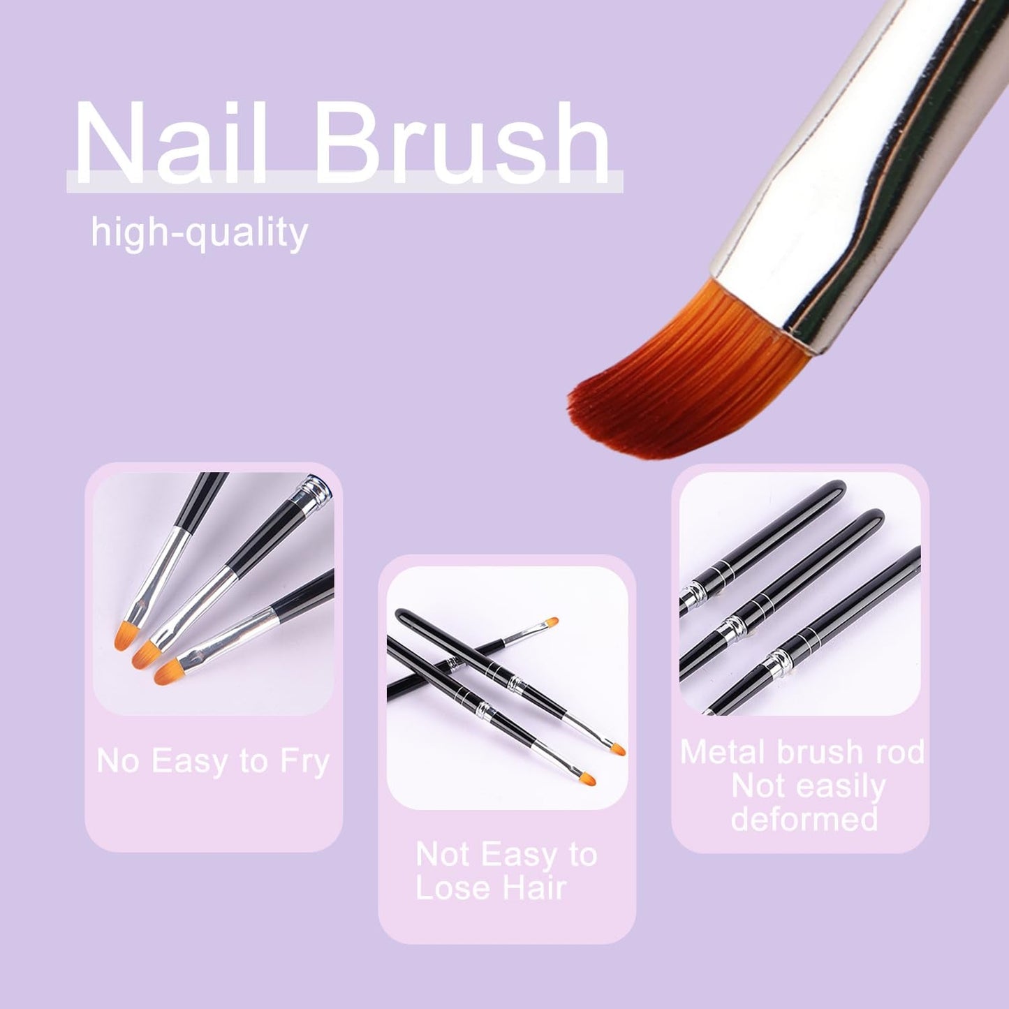 GZMAYUEN Poly Nail Gliding Solution 30 ml * 2 nagelverlengingsgel Vloeibare poly-extensiegel - Gemakkelijke doe-het-glijoplossing met borstel