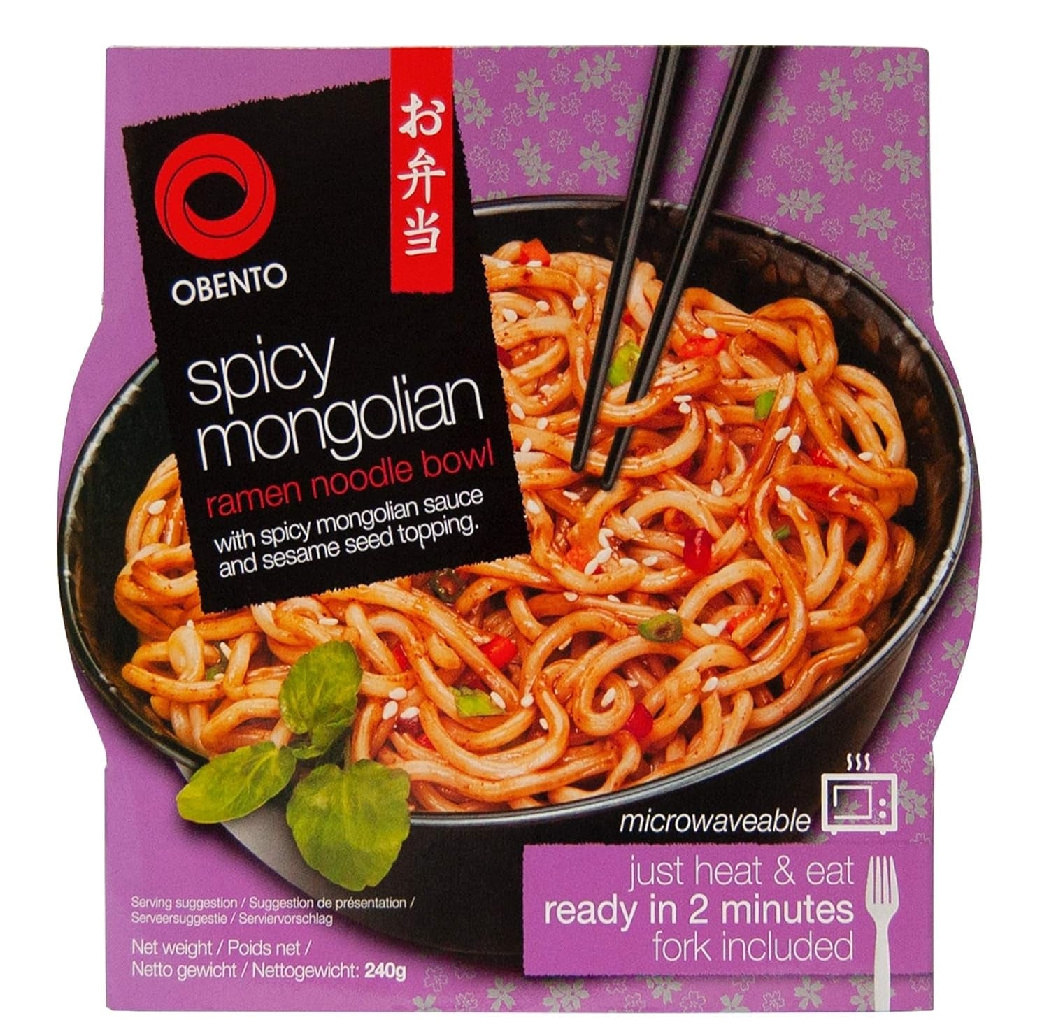 Zoetzure Udon-kom, magnetronmaaltijd, 240 g