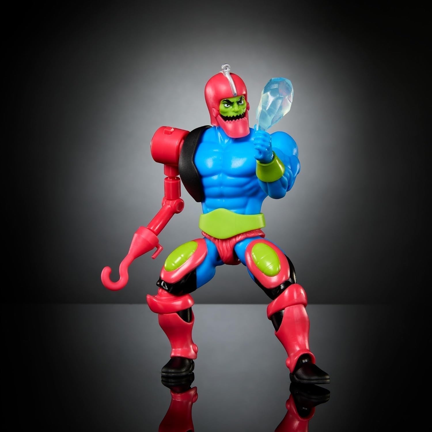 Masters of the Universe Origins actiefiguur Trap Jaw verzamelfiguur, ca. 14 cm groot populair MOTU schurkenspeelgoed met 16 beweegbare gewrichten en accessoires, HYD41, [veelkleurig] actiefiguren Naty Shop