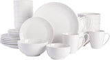 Zen Buffet porseleinen serviesset, servies voor 6 (30 stuks), wit (kopjes)