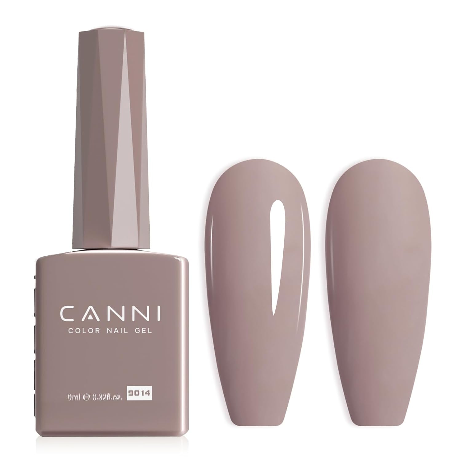 CANNI gel nagellak, semi-permanent, donkerpaars, nagellak, UV-gel, losweken, manicure