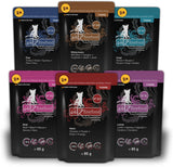 Catz Finefood Purrrr Collection I - Monoproteïne nat kattenvoer - Graanvrij, suikervrij, hypoallergeen - Hoog vleesgehalte - Multipack nat kattenvoer - in zakjes, 85 g (12 verpakkingen)