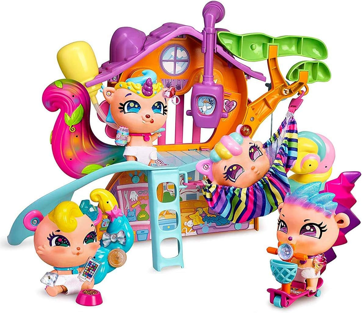 The Bellies from Bellyville - Beetree House, Beasties House Bellies Friends, poppenaccessoire, geschenken (Famosa 700015795) Naty Shop Dollhouses