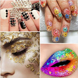 Kalolary Gedroogde Bloemen voor Nagels Vlinder Pailletten Nagellak Folie Nagelstickers Pincet Nagelstenen Nagelsteentjes Potlood voor 3D Nageldesign DIY Decoraties