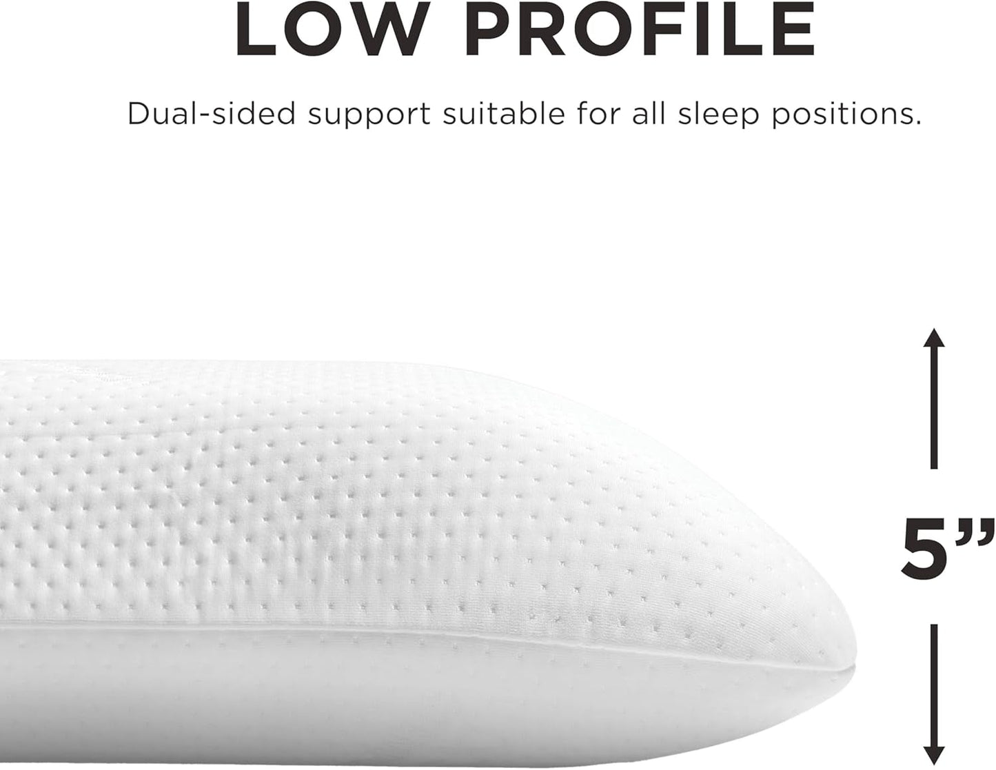 TEMPUR-PEDIC Symphony Kussen Gemaakt van traagschuim, Luxe, Zacht, Standaard, Wit Standaard kussens Naty Shop
