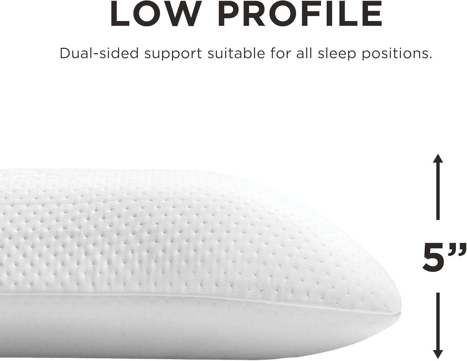 TEMPUR-PEDIC Symphony Kussen Gemaakt van traagschuim, Luxe, Zacht, Standaard, Wit Standaard kussens Naty Shop