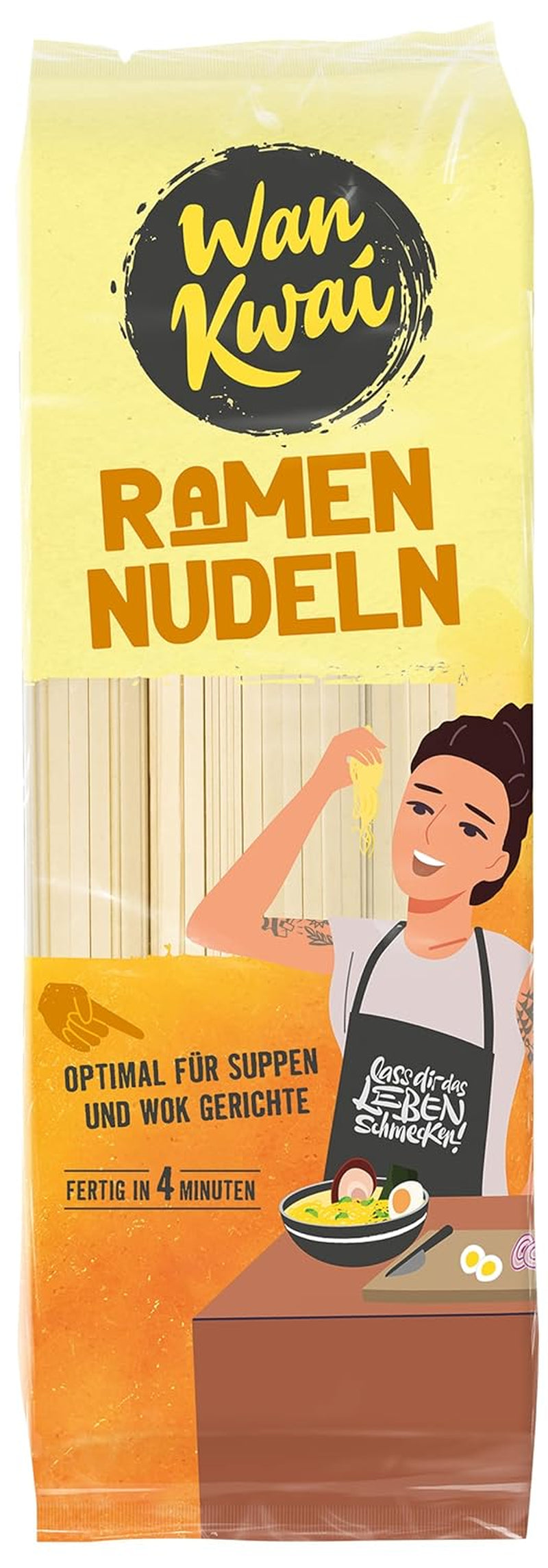 Wan Kwai Ramen Noodles 300g – Authentieke smaak voor de Aziatische keuken. Veelzijdige, snel te bereiden ingrediënten van hoge kwaliteit. Ideaal voor soepen en wokgerechten.