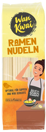 Wan Kwai Ramen Noodles 300g – Authentieke smaak voor de Aziatische keuken. Veelzijdige, snel te bereiden ingrediënten van hoge kwaliteit. Ideaal voor soepen en wokgerechten.