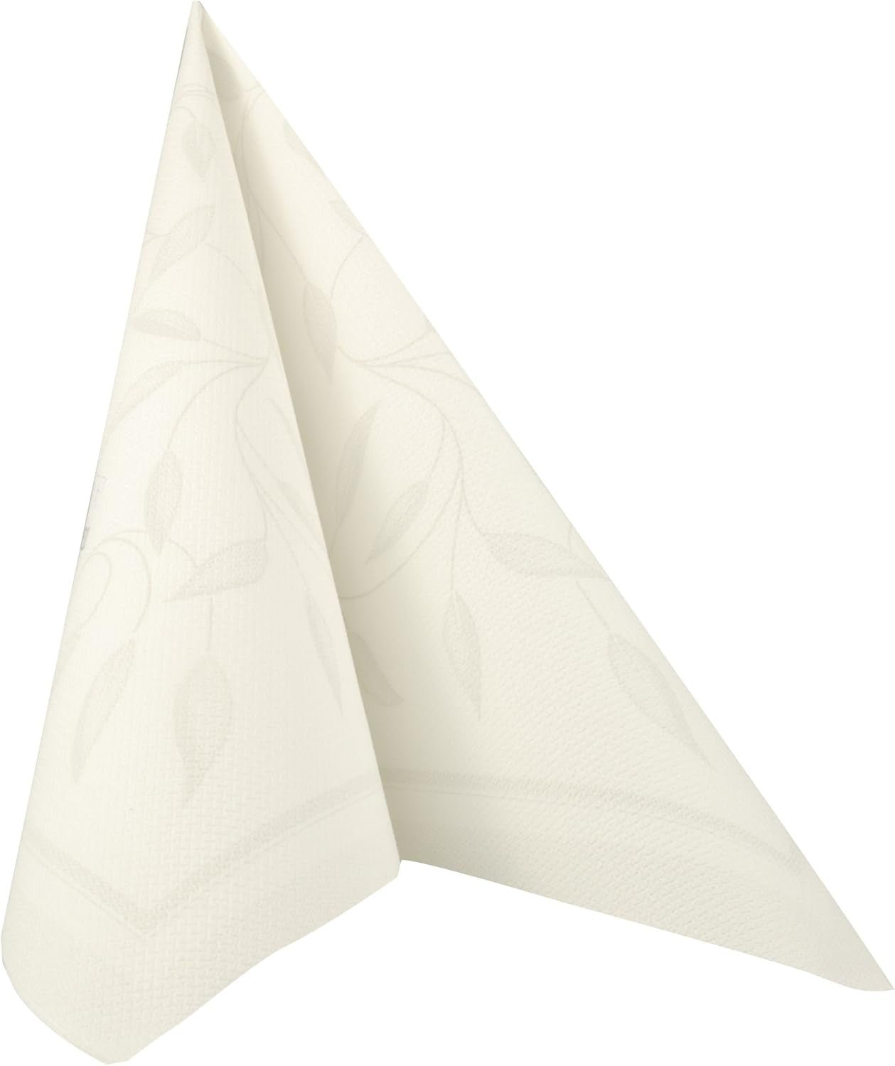 Papstar, 50 servetten "ROYAL Collection" 1/4 vouw 40 Cm X 40 Cm Wit "Nieuw Mediterraan", #11652