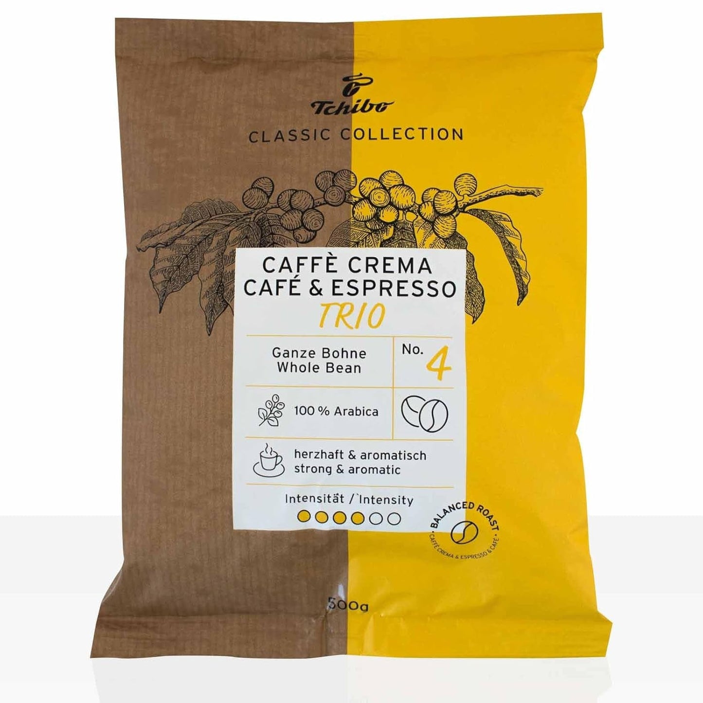 Tchibo Caffe Crema & Espresso Trio 10 koffiebonen x 500g