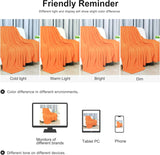 Zoekkaart Gezellige dekendeken sprei Zachte en warme fleecedeken als bankdeken Sofadeken Woonkamer- en knuffeldeken Zachte pluche wollen deken Oranje 150X200Cm Bedden en dekens Besuche den uxcell-Store