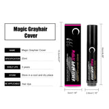 Zwart Bruin Wegwerp Haarverf Pen Instant Grijze Wortel Cover Haarkleur Crème Stick Pen Snelle Tijdelijke Cover Wit Haar Haarverf Naty Shop