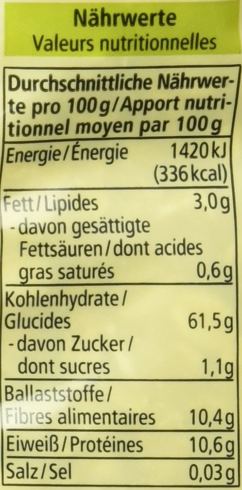 Bio 5-Kornflocken, 500G Granen Naty Shop