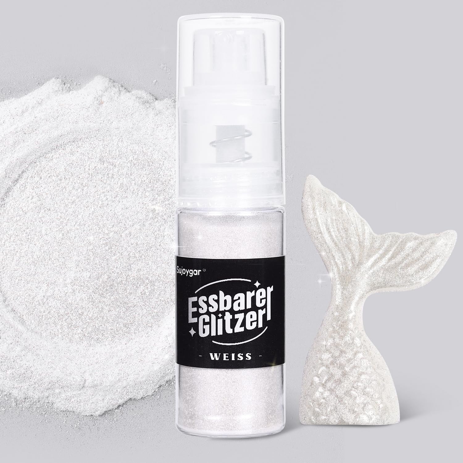 Eetbare glitter - 10G, roségouden drankglitter, eetbaar glitterpoeder, kleurstofpoeder voor levensmiddelen, goudpoeder, metallic glitterpoeder, glitterspray voor cocktails, chocolade, cakes, fondant