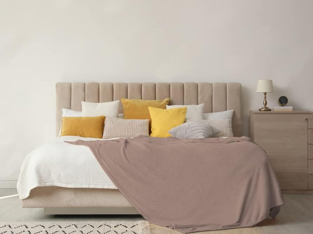 Zachte deken | Geruit | Zachte aanraking | 130 x 160 cm | Poederquilts en quilts Naty Shop