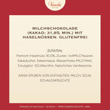 Venchi, Brutto&Buono, handgemaakte "Piemonte Forest Hazelnut" dennenboomvormige melkchocoladereep, 200 g, glutenvrij, kerstcollectie in beperkte oplage, cadeau-idee