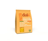 Dialsi stervormige pasta, glutenvrije maïs- en rijstpasta, brons gebakken, 100% Italiaanse ingrediënten, geen toevoegingen, kookt in 8-9 minuten, verpakking van 300 g