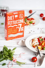 Fettuccine Konjac Noodles Bio Shirataki Diet-Food - 300 g, koolhydraatarm, suikervrij, keto, veganistisch, caloriearm, glutenvrij en eivrij, gemaakt van Konjac-meel