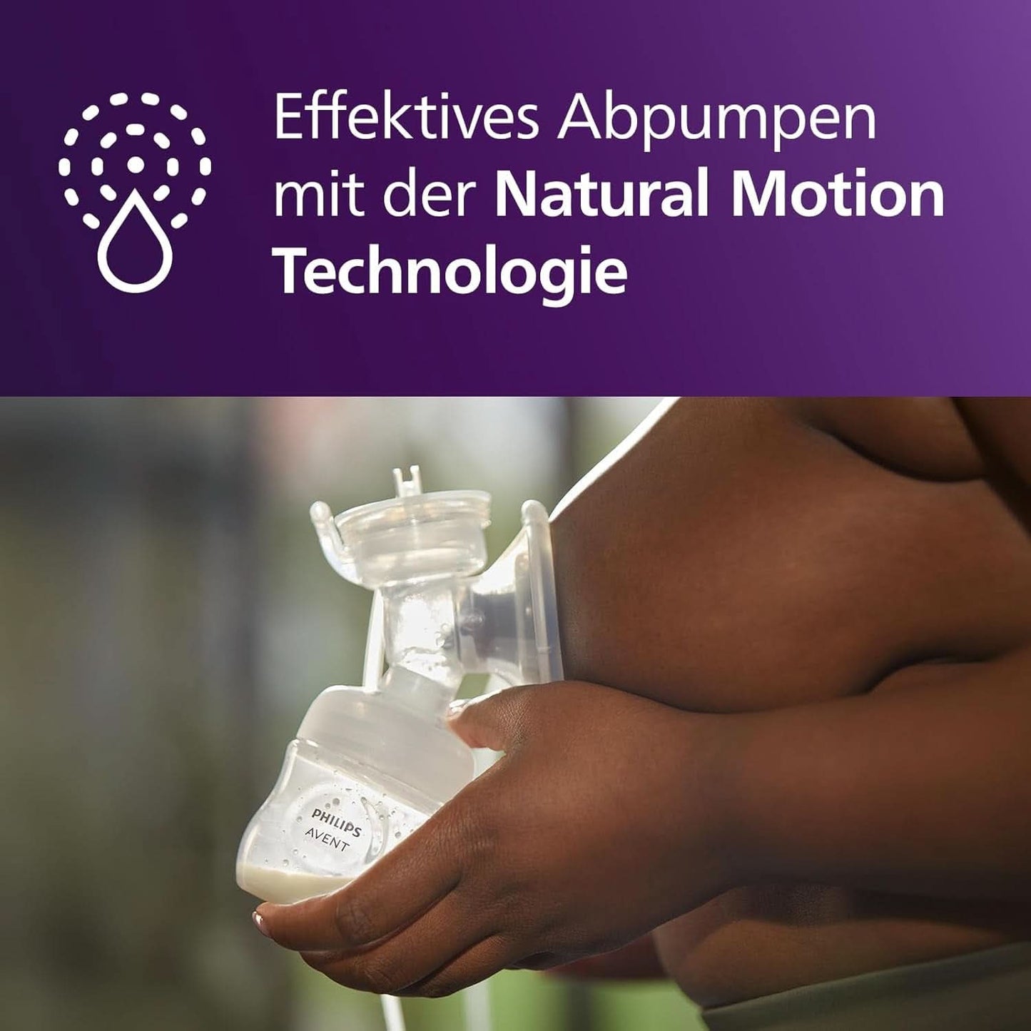 Elektronische Philips Avent Einzelmilchpomp Premium - Mit Natural Motion Technologie, Wiederaufladbarem Akku, Timer-Anzeige (Modell SCF396/31) Accessoires Voeding en borstvoeding Bebe Naty Shop