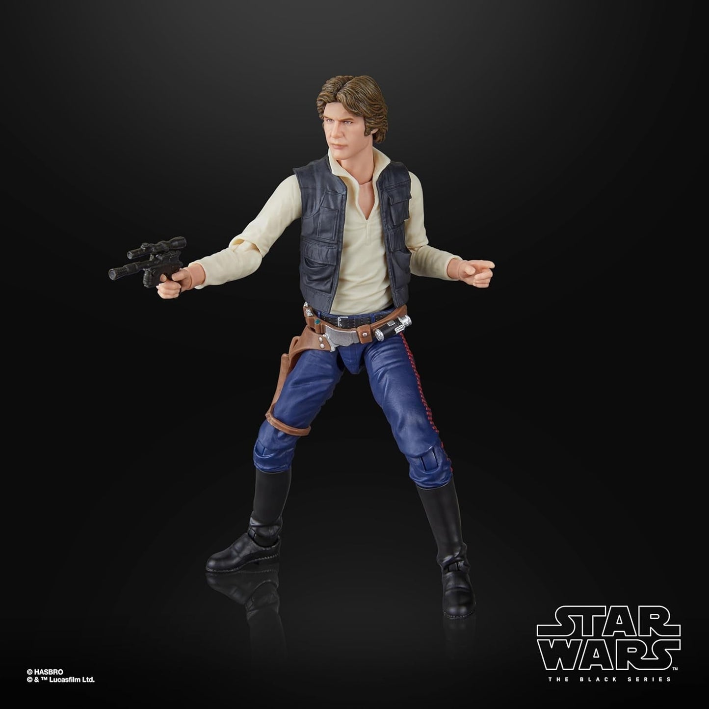 Star Wars The Black Series Han Solo, Star Wars: A Hope Premium verzamelbaar actiefiguur (15 cm) Actiefiguren Naty Shop