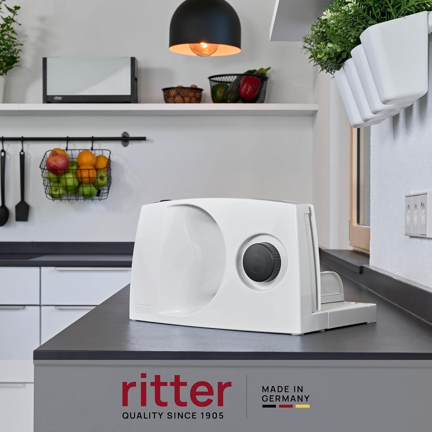 Ritter Markant 01 Multifunctionele elektrische inklapbare snijmachine Shredders en Slicers Naty Shop