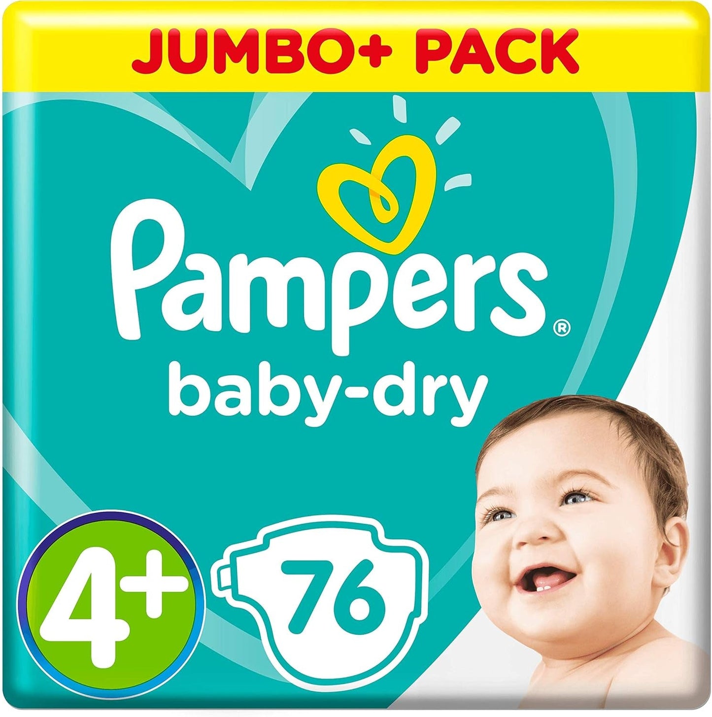 Pampers (oude versie), slipje, maat 4, 9 kg-15 kg, pakket van drie (1 x 88 luiers)