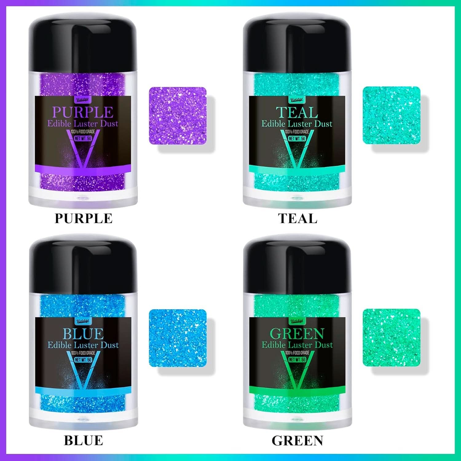 Eetbare glitters, 5 gram Naty Shop
