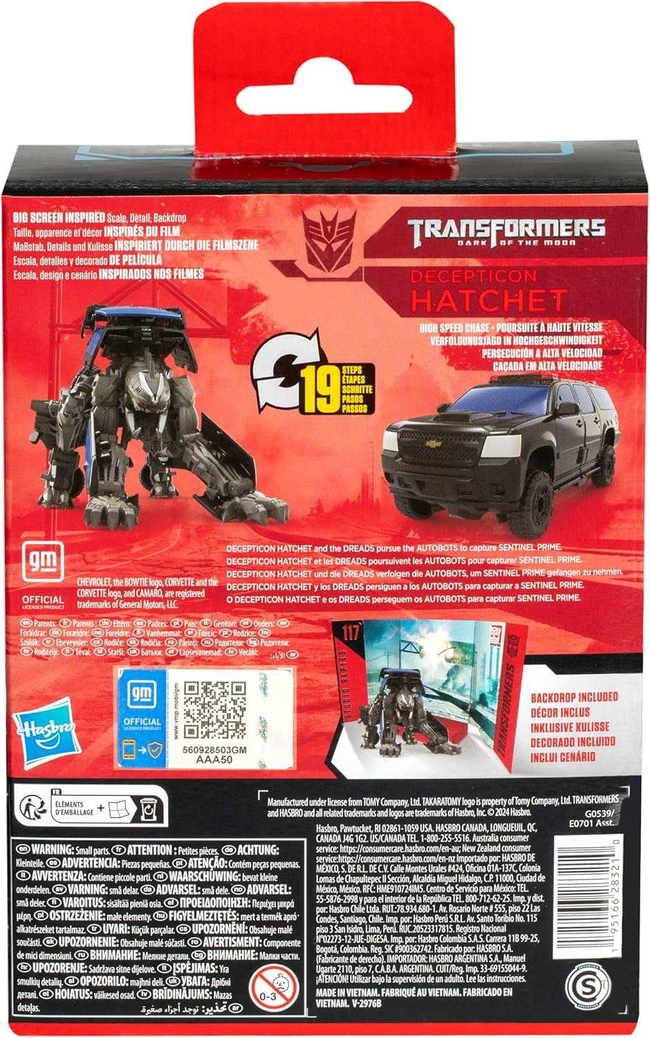 Transformers Studio Series Deluxe-Class Transformers: The Dark Side of the Moon 94 Decepticon Hatchet-actiefiguur Actiefiguren Naty Shop