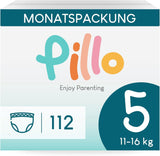 Pillo-luiers, maat 7, 84 stuks, 4 verpakkingen van elk 21 luiers, maat 7 - XXL (15+ kg) - Babyluiers