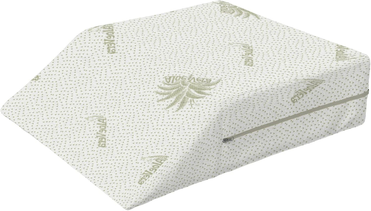 Italiaans beddengoed Afneembaar voetsteunkussen Aloë 61X50X17Cm Naty Shop Standaardkussens Standaardtitel