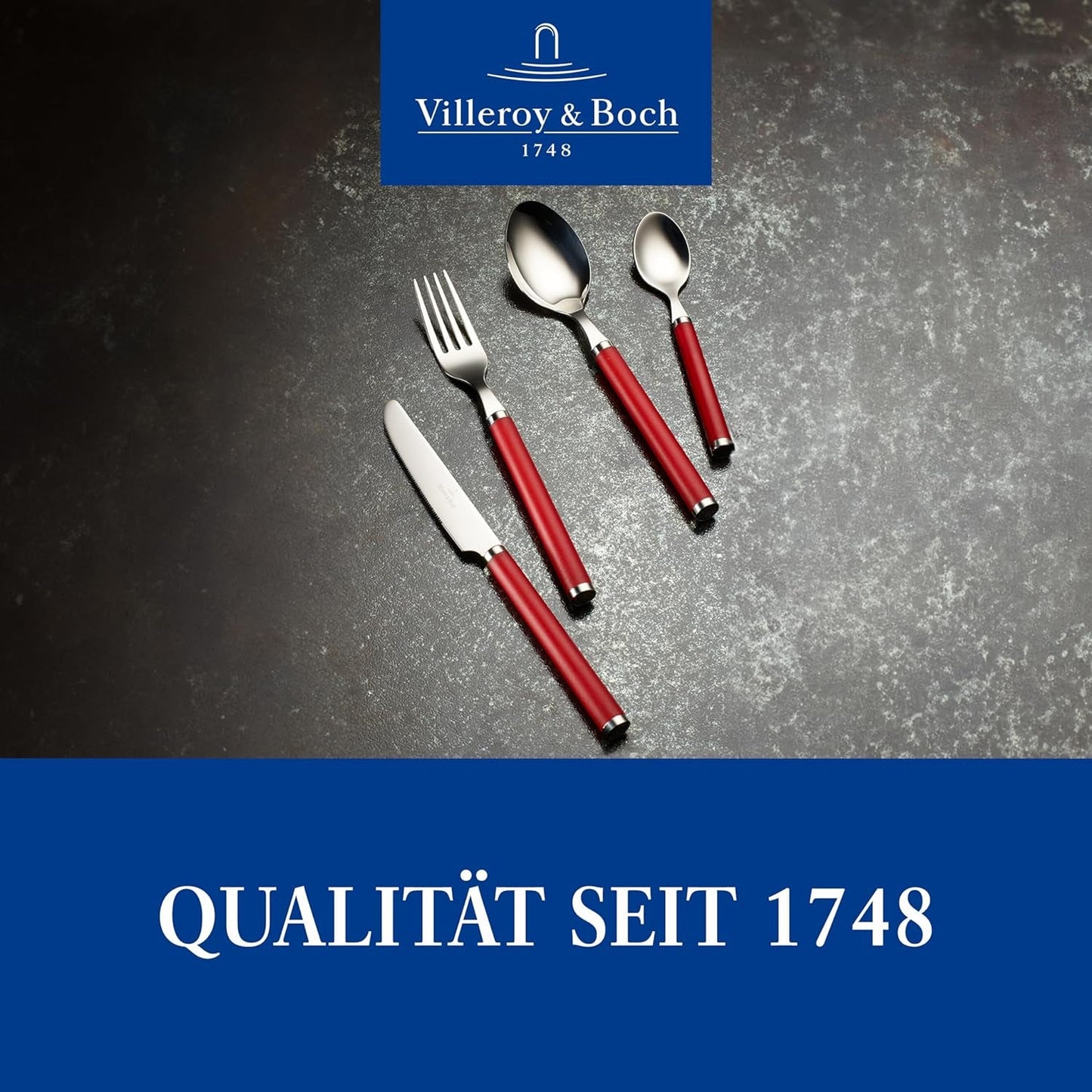 Villeroy & Boch - Spelen! Red Roses bestekset 30-delig Kitchen Naty Shop