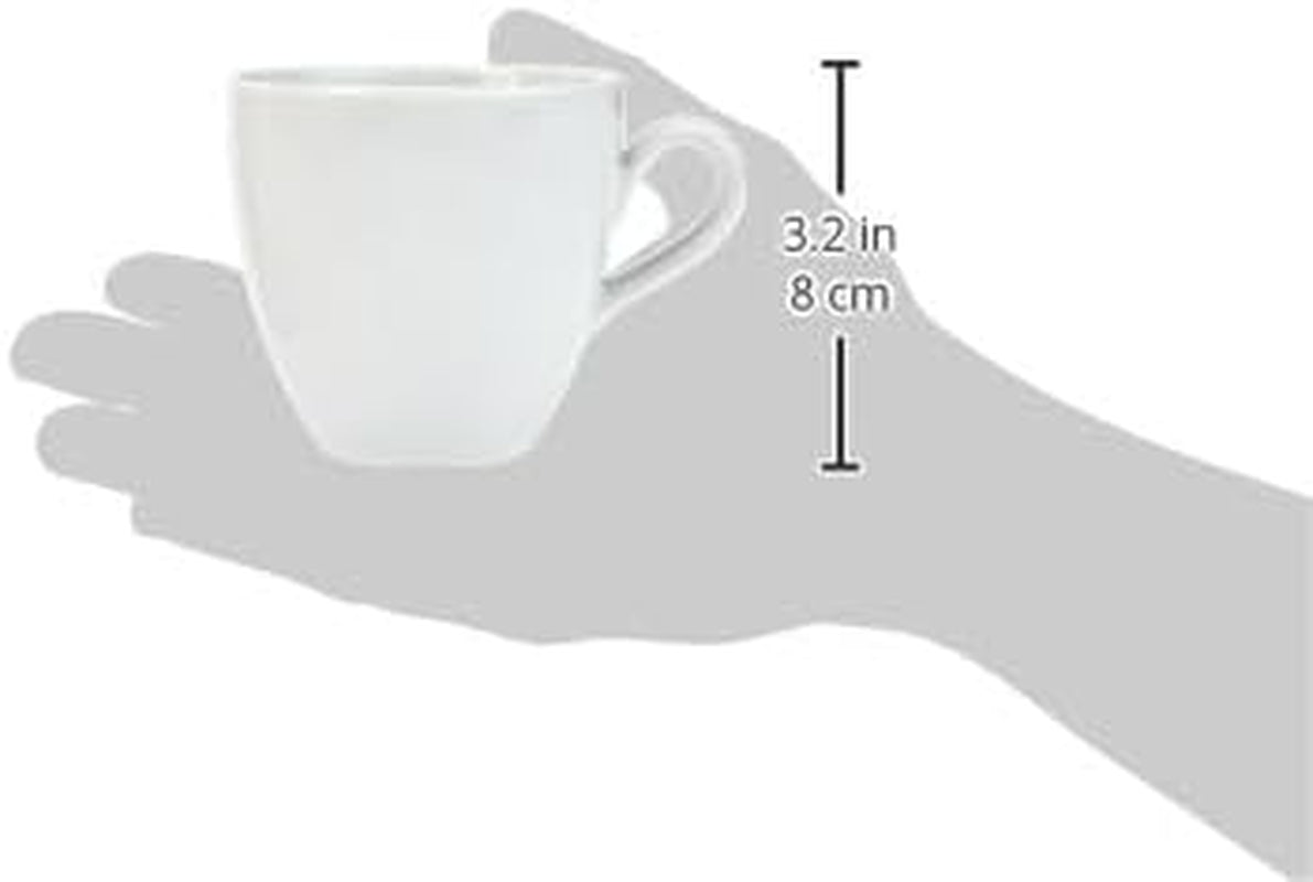 Alessi SG53/87 'Mami' Kaffee-Obertasse 6 Stück aus wit Porzellan 8,0 cm Durchmesser