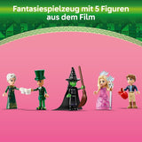 LEGO Wicked Welcome to Emerald City torenspeelgoed, minipoppen van Glinda en Elphaba, cadeau voor filmfans en meisjes en jongens vanaf 9 jaar die van poppenhuizen houden 75684 Bouwsets Besuche in LEGO-Store