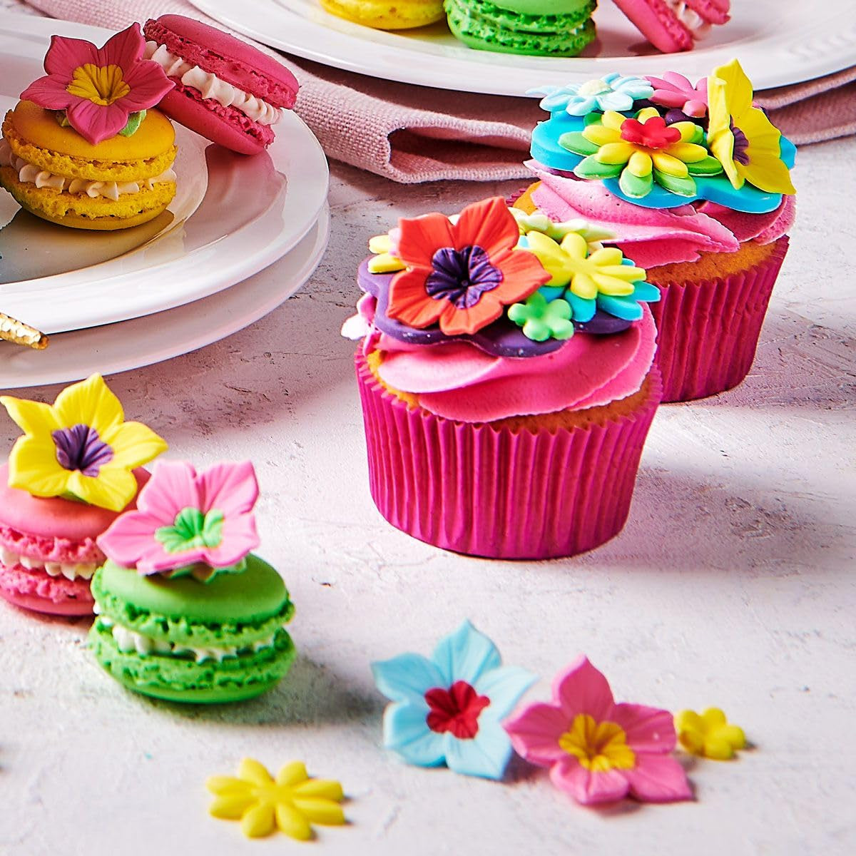 Kleurstof Funcakes White Vanilla Gel: Hooggeconcentreerde kleurstof voor deeg, room, fondant, marsepein, gebak, lichte dosering, individuele druppels voor levendige kleuren, Halal, 30 g
