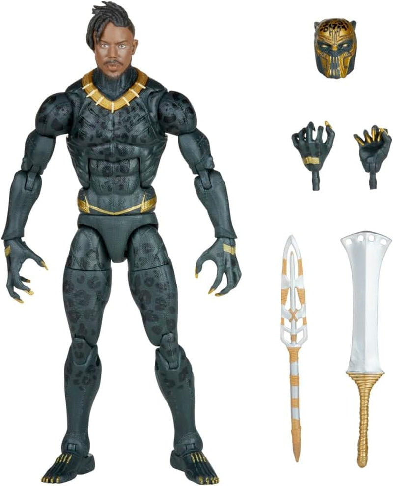 Hasbro Marvel Legends Series Black Panther Legacy Collection Killmonger 15 cm verzamelfiguur met 5 accessoires Actiefiguren Naty Shop