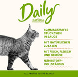 Almo Nature Daily - Natvoer voor katten - Tonijn en Zalm - 70 g, 30 stuks
