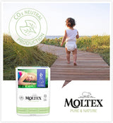 Pure & Nature Biologische Luiers Maat 6 XL (17-28kg) Maanddoos 84 Biologische Luiers