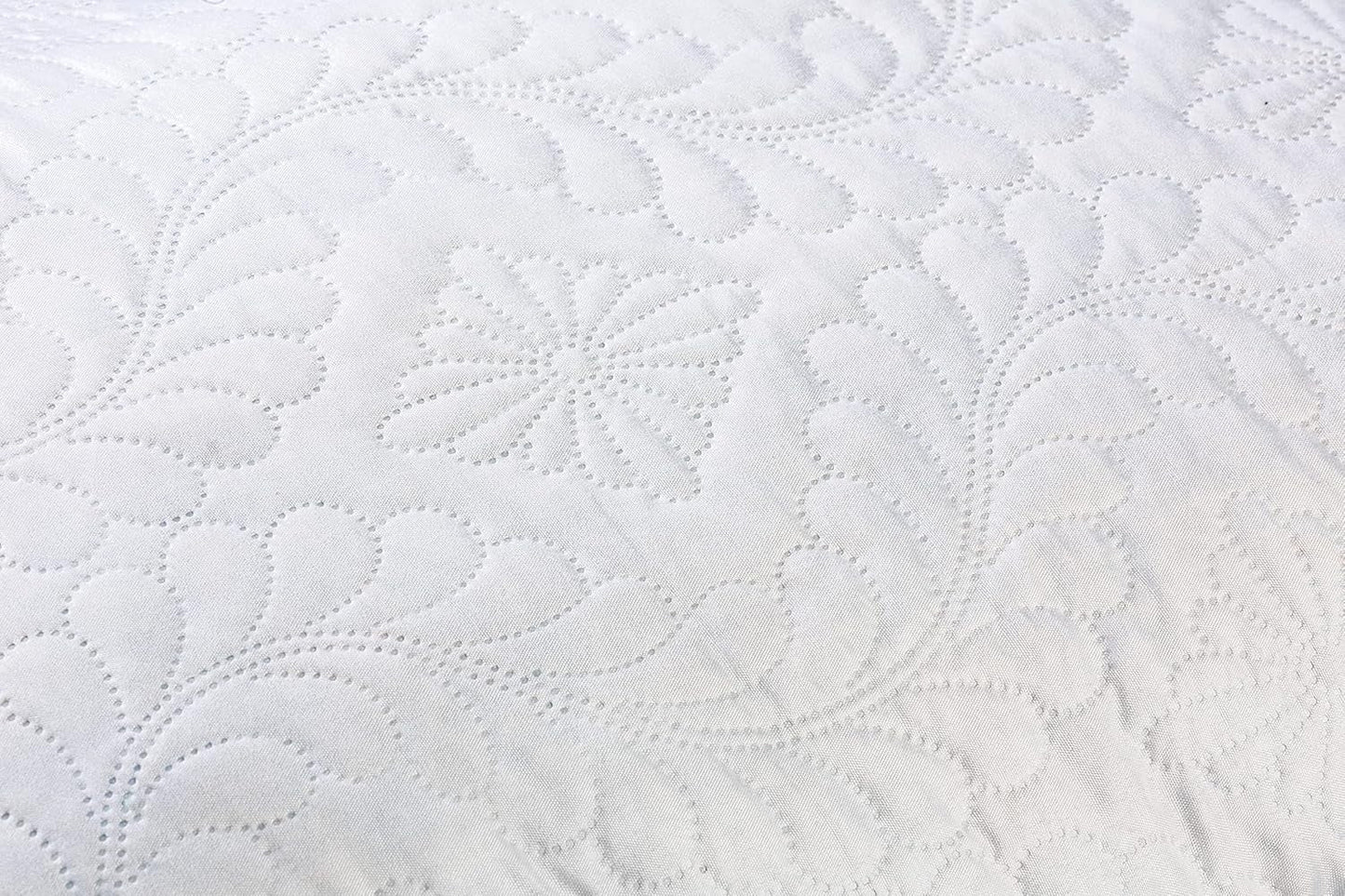V.I.P. Zeer belangrijk kussen V.I.P. Memory Flake kussen wit kussen 45 x 75 cm polyester gewatteerde hoes super ademend zacht gemaakt in Italië Naty Shop standaard kussens