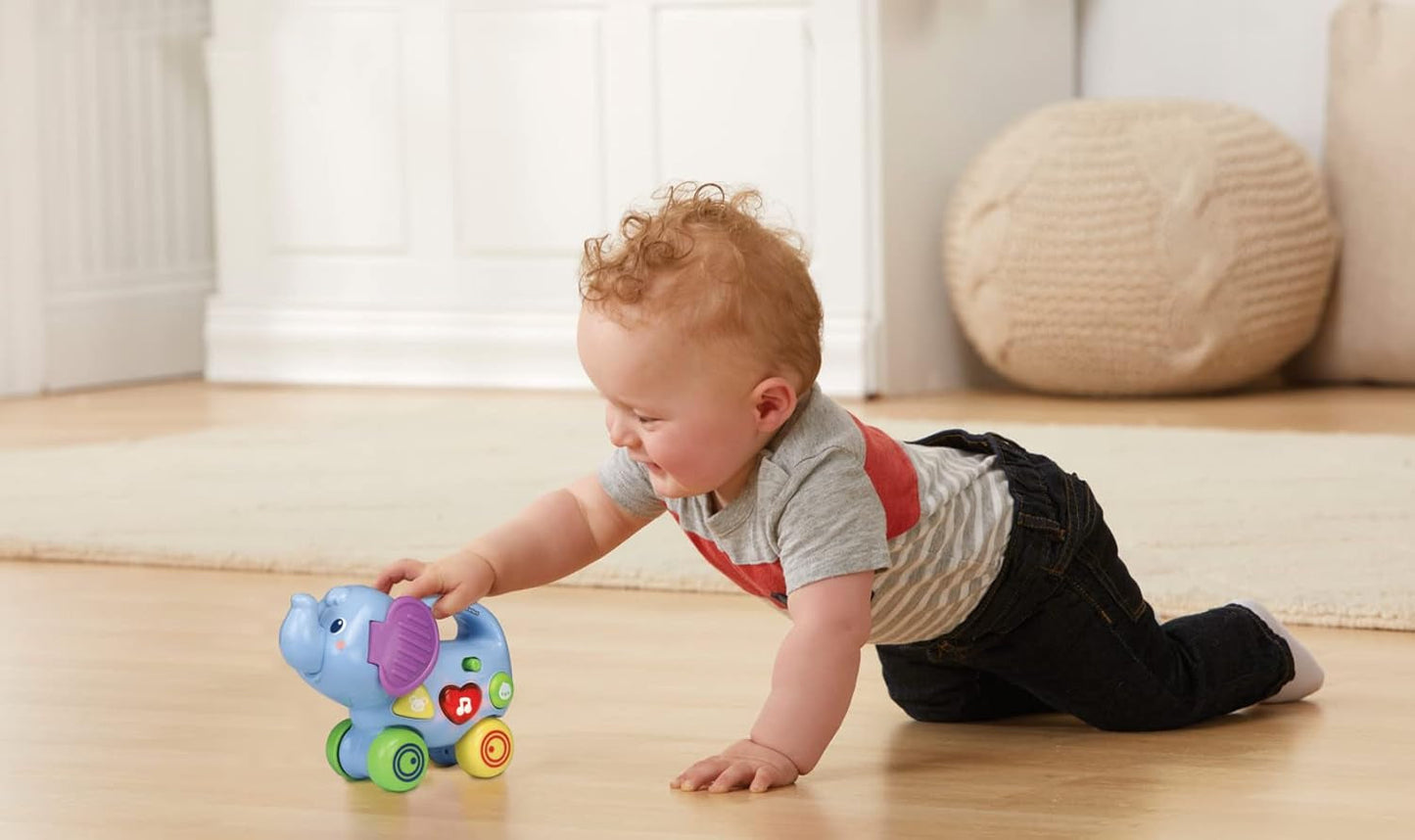 Vtech Baby Kleine Duwende Olifant - Interactief duw- en speelspeelgoed - Met liedjes, melodieën, zinnen en geluiden - Voor kinderen van 6-36 maanden Babyspeelgoed Naty Shop