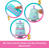 Barbie feestpop zonder doos en accessoires Birthday Pet Series 10 Surprise Party Star Set inclusief kleurveranderingseffect en taartdecoraties JFG72