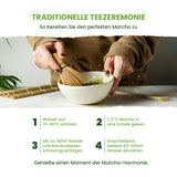 Monte Nativo Ceremonial Matcha Poeder (40g) - perfect voor matcha thee, lattes en smoothies - groene thee uit Japan - ceremoniële kwaliteit, in metalen doos - 100% puur, glutenvrij, fijngemalen