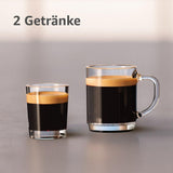 PHILIPS automatische espressomachine 2200 series - 2 koffiespecialiteiten, touch display, klassieke melkopschuimer, keramische molen, matzwart (EP2220/10)