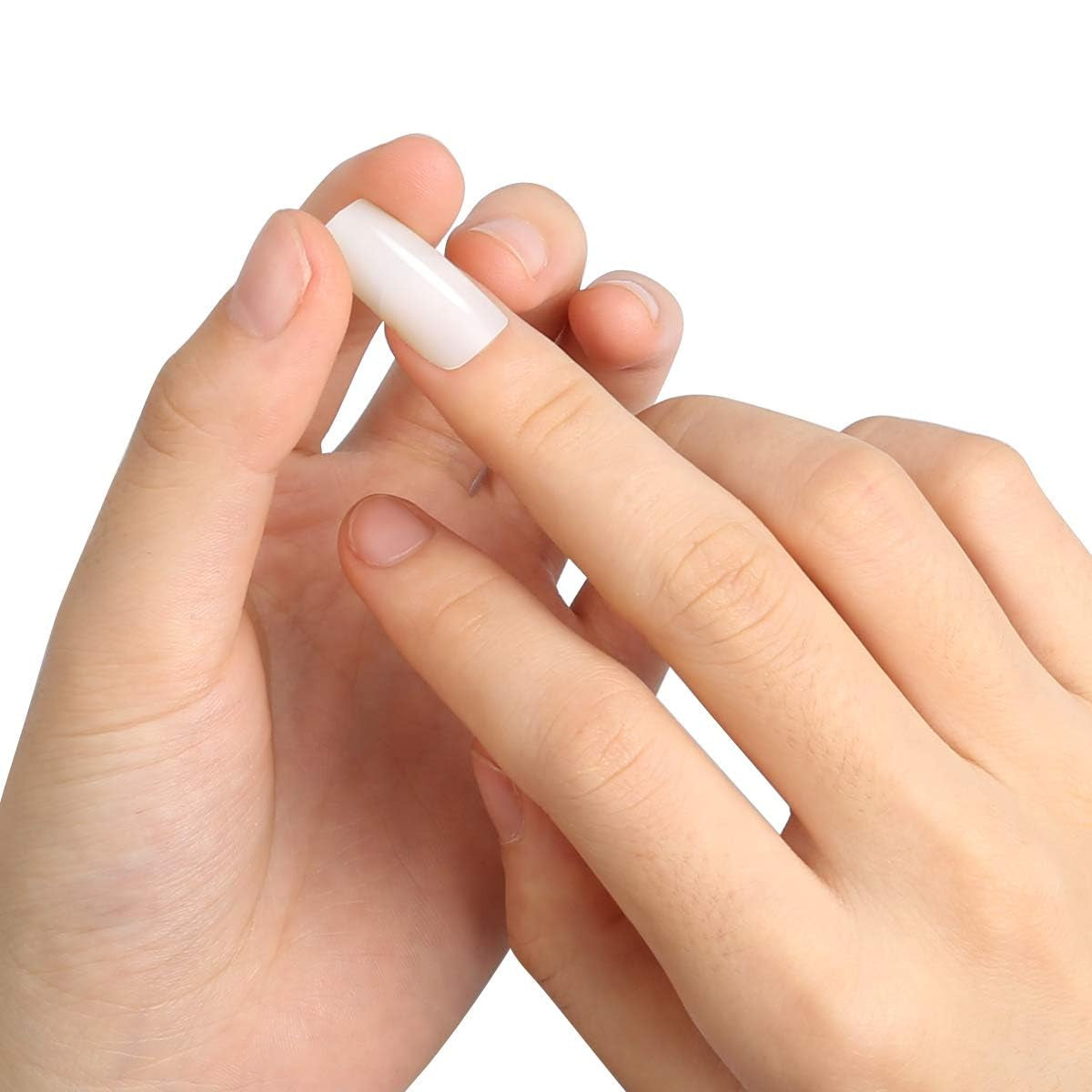 500 stuks natuurlijke valse kunstnagels volledige kunstkistnagels tips voor dames meisjes