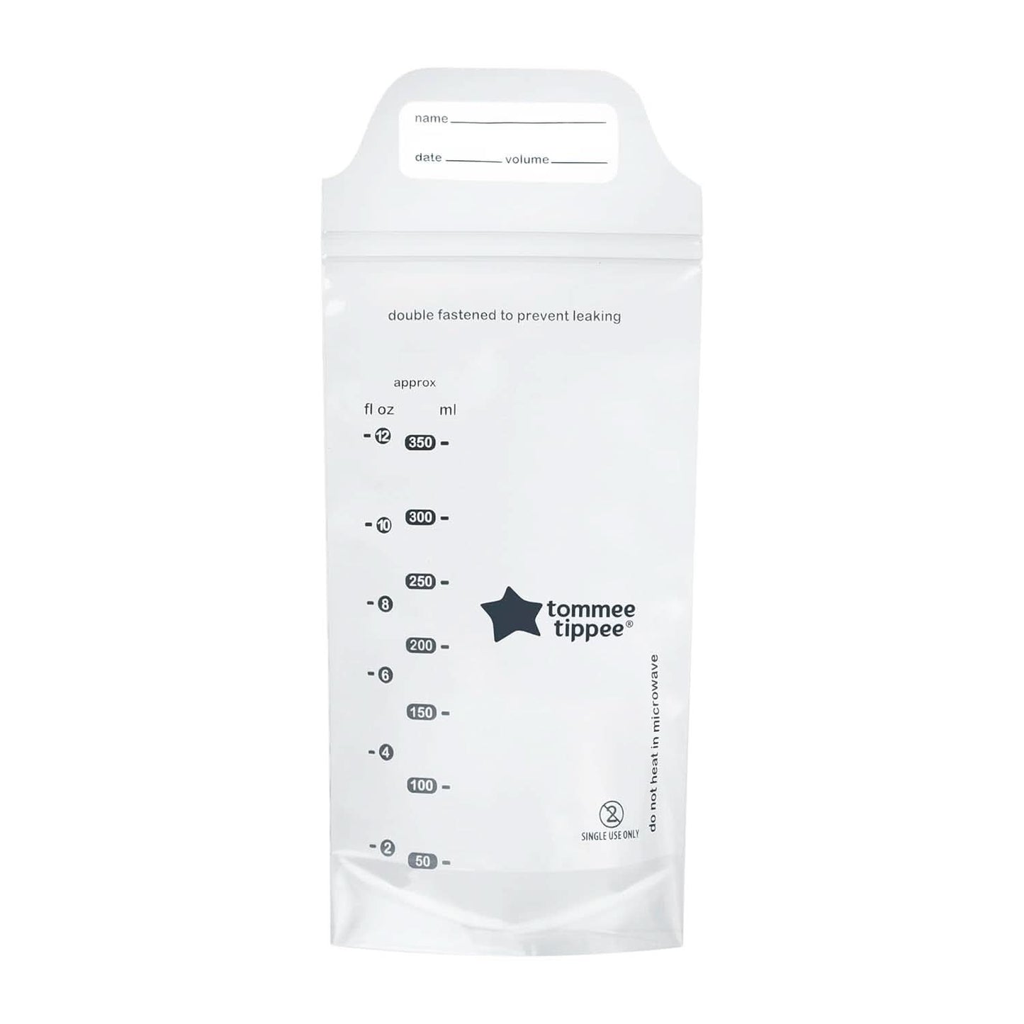 Tommee Tippee Closer to Nature Bewaarzakjes voor moedermelk, voorgesteriliseerd, 350 ml Accessoires Voeding en borstvoeding Bebe Naty Shop