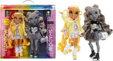 Special Edition Rainbow High Shadow High - Madison Twins Sunny en Luna - 2 modepoppen in gele en grijze designeroutfits, mix & match met accessoires - voor verzamelaars en kinderen van 4-12 jaar
